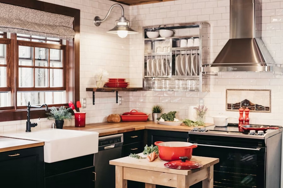 Freshly cleaned bright kitchen with natural light — Avila Cleaning Services